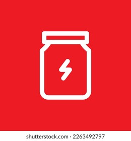 Instant coffee icon, common graphic resources, vector illustration.
