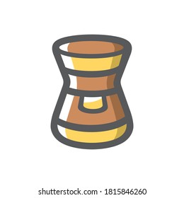 Icono del vector del café instantáneo Ilustración de dibujos animados