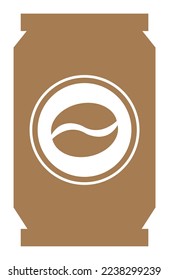 Instant Coffee Sticker Vector Illustration 