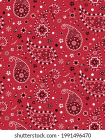 Instant download vector paisley pattern 