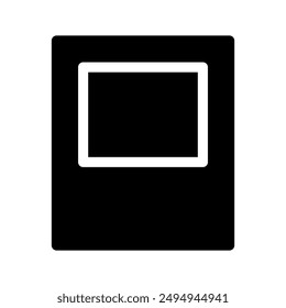 Instant Film Icon Vector Symbol Design Illustration