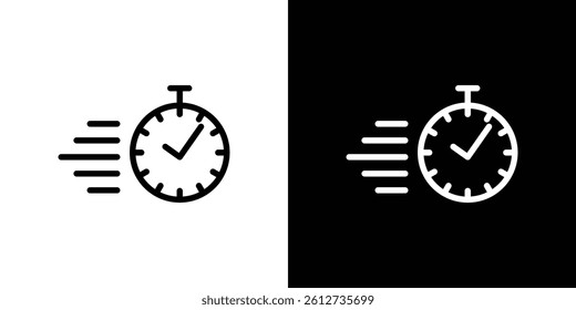 Instant icon set. Black illustration isolated for graphic and web design