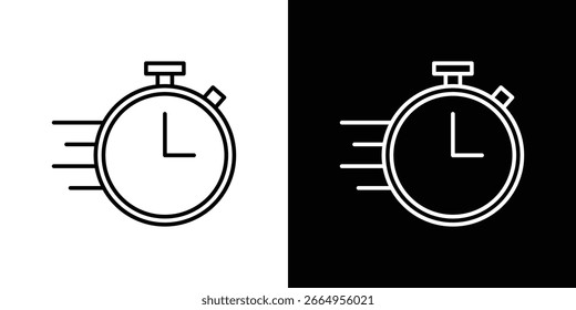 Ilustración vectorial de iconos instantánea - iconos de vector de estilo negro de alta calidad