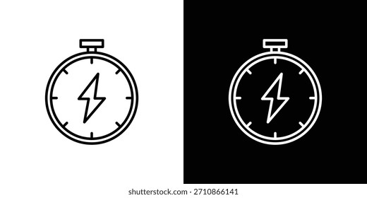 Iconos instantáneos. iconos vectoriales de dibujo de líneas