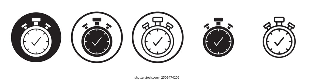 Instant line icon vector set.