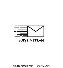 diseño gráfico de logotipo de mensajes instantáneos