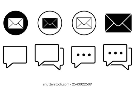 Instant Message Notification Icon for Real-Time Communication and Alerts