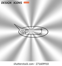 instant messages online. icon. vector design