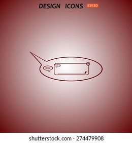 instant messages online. icon. vector design