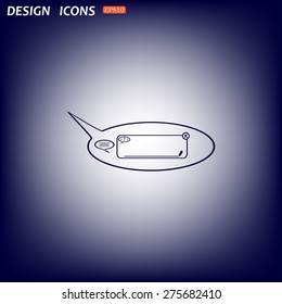 instant messages online. icon. vector design