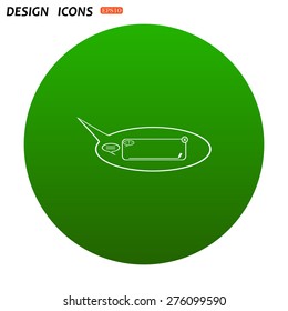 instant messages online. icon. vector design