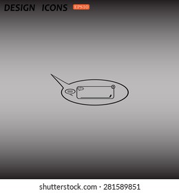instant messages online. icon. vector design