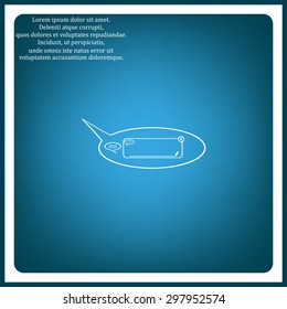 instant messages online. icon. vector design