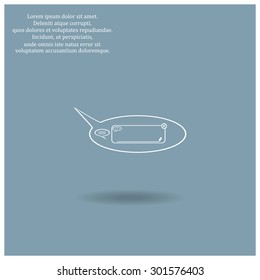 instant messages online. icon. vector design