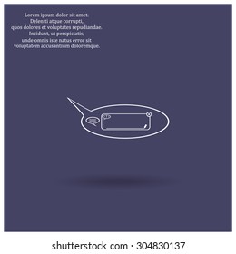 instant messages online. icon. vector design