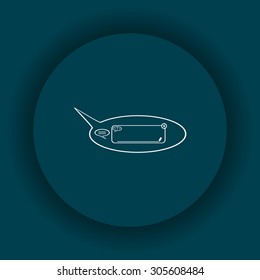 instant messages online. icon. vector design