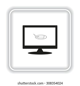 instant messages online. icon. vector design