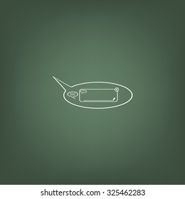 instant messages online. icon. vector design