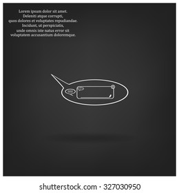 instant messages online. icon. vector design