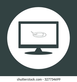 instant messages online. icon. vector design