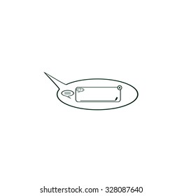 instant messages online. icon. vector design