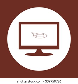 instant messages online. icon. vector design
