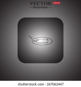 instant messages online, web icon. vector design