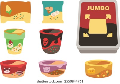 Instant Noodle cup pack collection