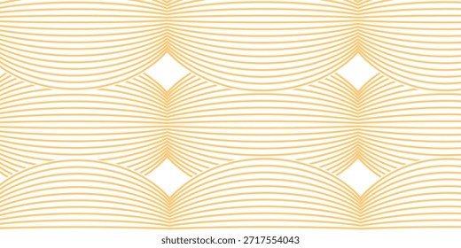Fondo de patrón de fideos ramen instantáneo. Textura geométrica amarilla de la pasta. Anuncio de alimentos: espaguetis, macarrones, vermicelli. ilustración