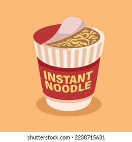 Instant Noodle with Soup in cup