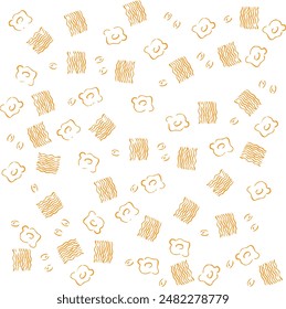 Instant noodle and Sunny side up pattern