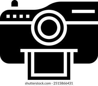Instant photography Vector Icon Design Illustration
