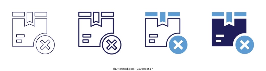 Instant refund policy icon in 4 different styles. Thin Line, Line, Bold Line, Duotone. Duotone style. Editable stroke.