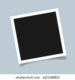  Instant square photo frame collage with realistic design, frame