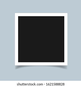  Instant square photo frame collage with realistic design, frame