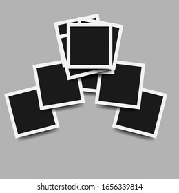  Collage instantáneo de cuadros de fotos con un diseño realista