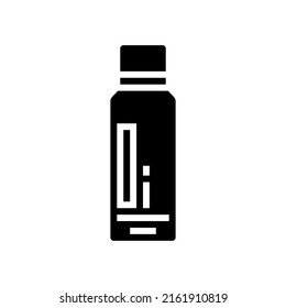 vector de icono de glifo instantáneo. señal de bronceado instantáneo. símbolo de contorno aislado ilustración negra
