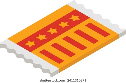 diseño vectorial del concepto de sachet de levadura instantánea, diseño de íconos de panadería y panadería, preparación de alimentos y señalización de Utensilios de cocina, ilustración de material de desarrollo de recetas