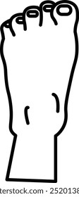 Instep Vector Line Icon Design