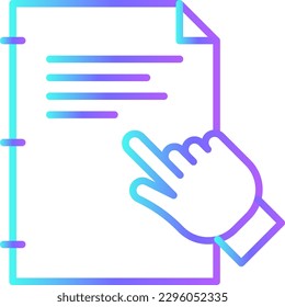 Instruct Teamwork and Management icon with blue duotone style. information, info, help, tutorial, guide, communication, document. Vector illustration