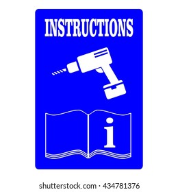 Instruction drill icon