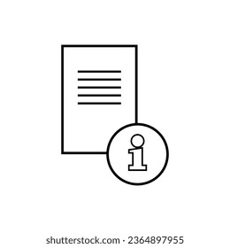 Instruction Icon. Application Guidance Symbol - Vector.