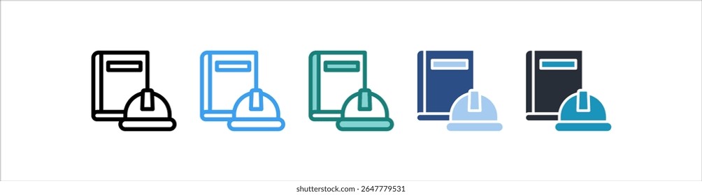 Ícone De Instrução No Vetor De Estilo Diferente