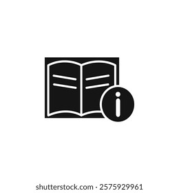 Instruction icon Simple thin line flat symbol