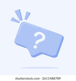  Instruction manual document concept. Question or answer document sheet FAQ and QA solution concept. Document form illustration with flat style.
