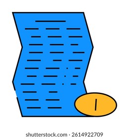 instruction pills line icon vector. instruction pills sign. isolated symbol illustration