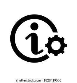 Instruction settings icon.instruction,details (vector illustration)