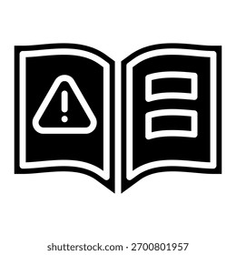 Elemento De Ícone De Aviso Instrucional Para Design