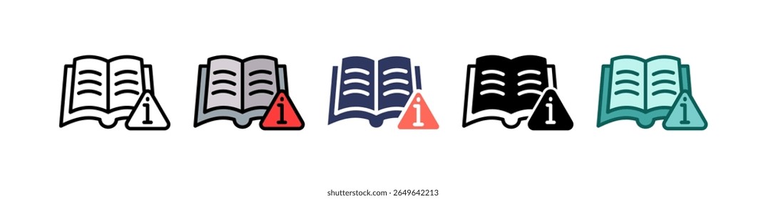 Ícone de Instruções - Ilustração de Múltiplos Vetores