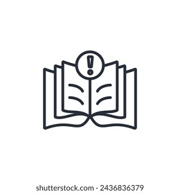 instructions icon. vector.Editable stroke.linear style sign for use web design,logo.Symbol illustration.